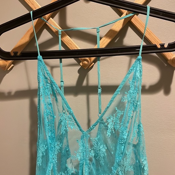 Free People Intimately Turquoise Slip - Picture 2 of 9